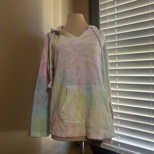 Multicolor Tie-Dye Hoodie